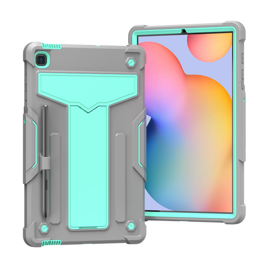 Hit-Color Shark Galaxy Tab S6 Lite Shockproof Case Heavy Duty Kids Safety