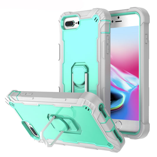 Ring Holder Kickstand iPhone 8 Plus Shockroof Case All Round Protection Military