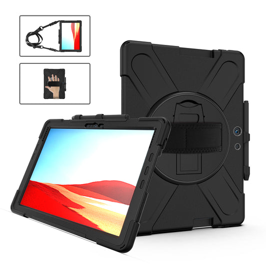 Pirate King Microsoft Surface Go 1 Case 360 Rotating Stand Holder Shoulder Strap