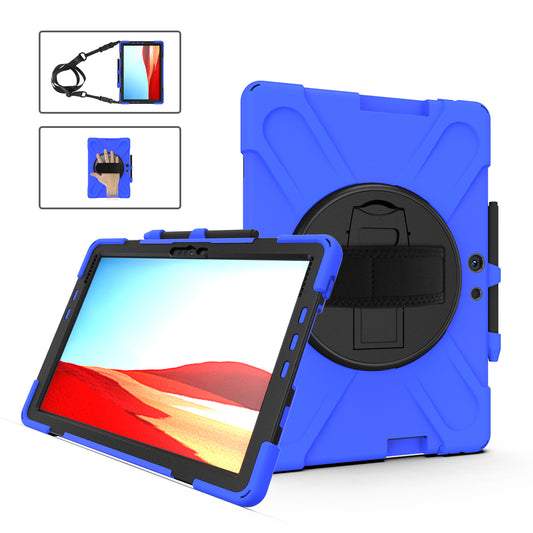 Pirate King Microsoft Surface Go 2 Case 360 Rotating Stand Holder Shoulder Strap