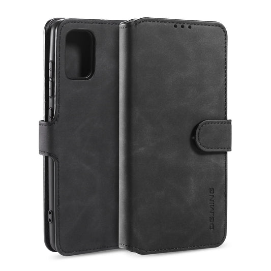 Retro Edge Galaxy A31 Leather Case Flip Stand Buckle with Hand Strap