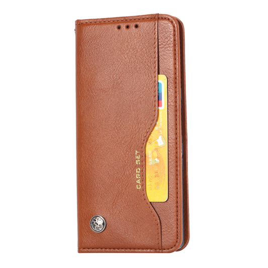 Classical Knead Galaxy Note10 Leather Case Flip Stand Wallet with Notes Pocket