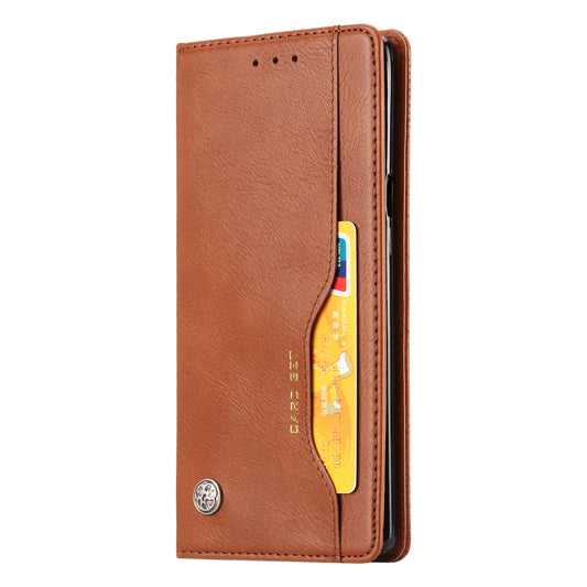 Classical Knead Galaxy Note9 Leather Case Flip Stand Wallet with Notes Pocket