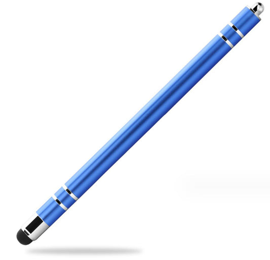 Interchangeable Silicone Tip Aluminum Capacitive Pen Phone Tablet Stylus with Rope
