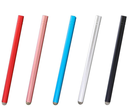Silver Fiber Cloth Tip Capacitive Pen Android/iOS Integrated Touch Screen Stylus