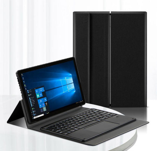 Metal Hinge Microsoft Surface Pro 6 Keyboard Case with Touchpad Detachable Slik Leather