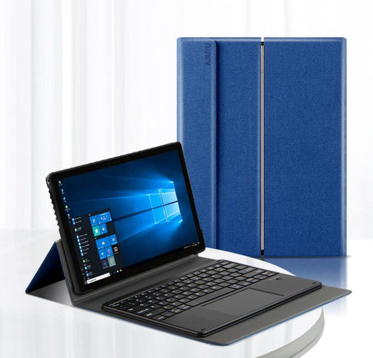 Metal Hinge Microsoft Surface Pro 5 Keyboard Case with Touchpad Detachable Slik Leather