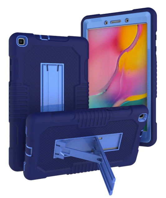 Hit Color Galaxy Tab A 8.0 (2019) Shockproof Case Combo Silicone PC Rugged Stand