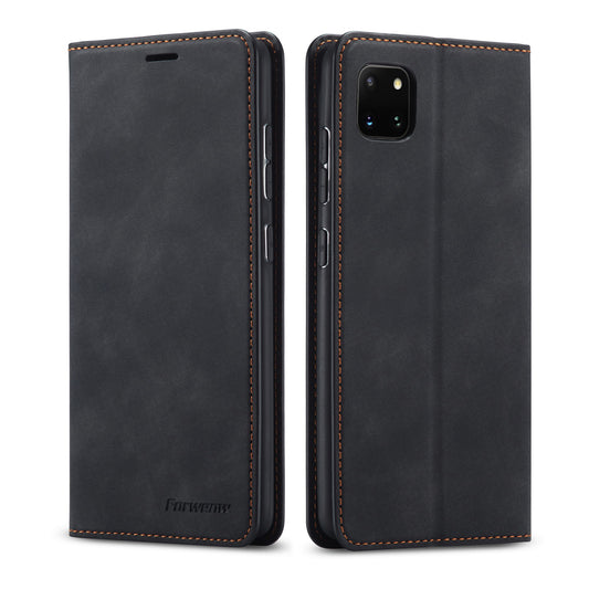 New Slim Galaxy A81 Leather Case Book Stand Wallet Magnetic