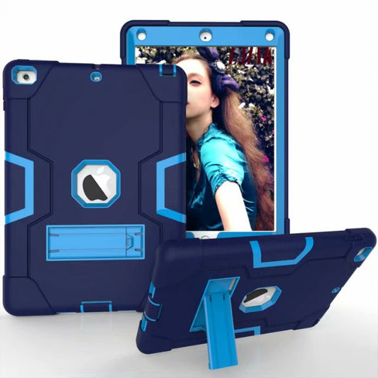 Contrast Armor iPad 6 Shockproof Case Silicone PC Full Protection Tri-layer Stand