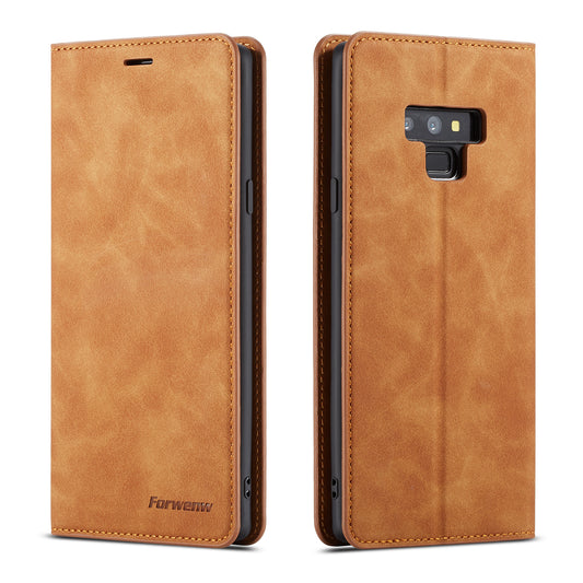 New Slim Galaxy Note9 Leather Case Book Stand Wallet Magnetic
