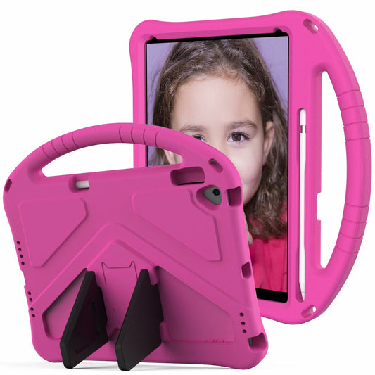 Great Flying Man iPad 7 EVA Case Hand Handle Stand Military Protection Kids Safety