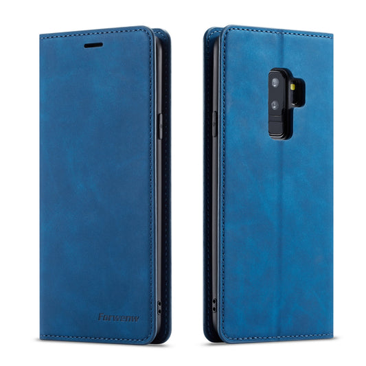 New Slim Galaxy S9+ Leather Case Book Stand Wallet Magnetic