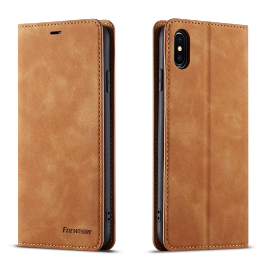 New Slim iPhone Xs Max Leather Case Book Stand Wallet Magnetic